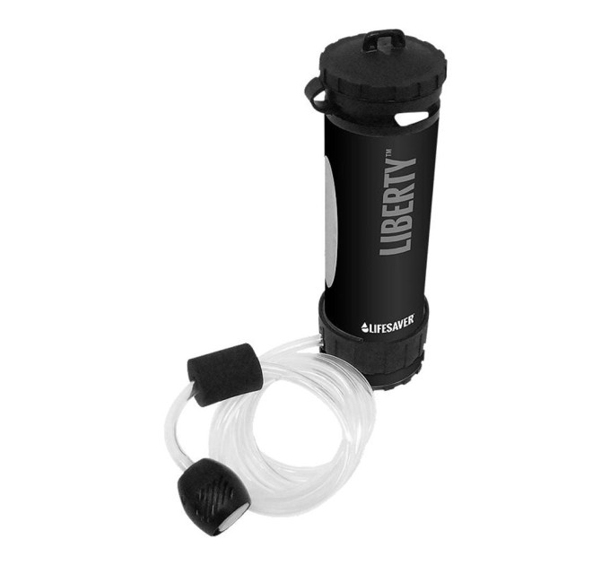 Портативная бутылка для очистки воды LifeSaver Liberty Black 0.4l
