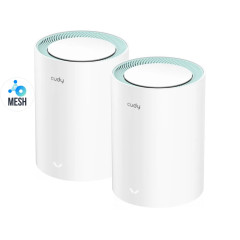 Маршрутизатор WiFi Mesh-система WiFi 5 Cudy M1300 (2-Pack) 2 штуки дводіапазонні гігабітні AC1200 Маршрутизатор WiFi Mesh-система WiFi 5 Cudy M1300 (2-Pack) 2 штуки дводіапазонні гігабітні AC1200