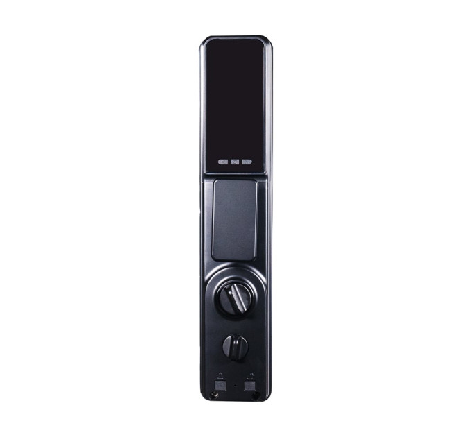 Замок біометричний автономний Trinix TRL-8801BTV Black з Bluetooth, розпізнаванням облич, зчитувачем відбитків пальців і карт Mifare