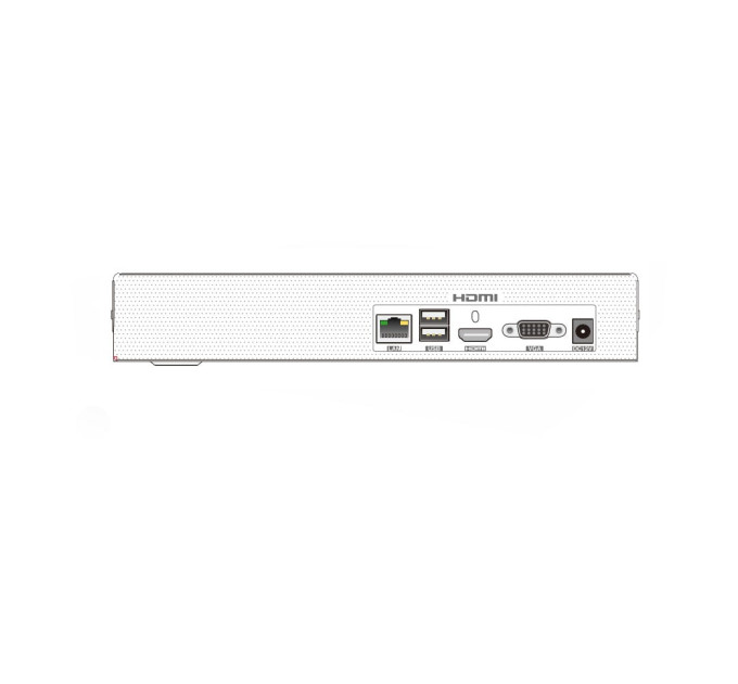 IP-видеорегистратор 4-канальный 8Mp TVT TD-3004H1-B1-B