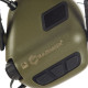 Активные защитные наушники Earmor M32X Plus (FG) Olive с гарнитурой и креплением на шлем
