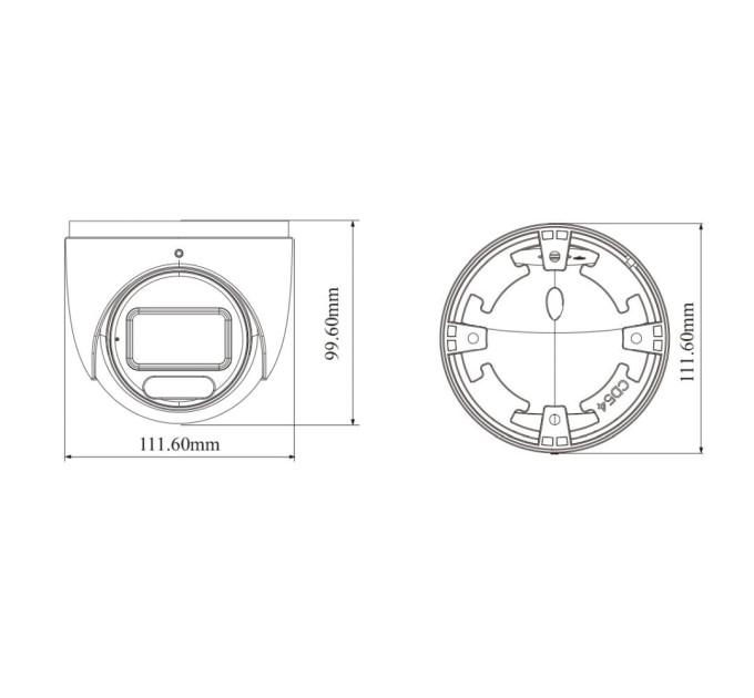 IP-відеокамера 8Mp TVT TD-9585S4-C(D/AZ/PE/AW3) White f=2.8-12mm, ІЧ+LED-підсвічування, з мікрофоном