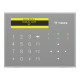 Клавиатура Tiras K-GLCD+ Grey с OLED-дисплеем и считывателем NFC/Mifare