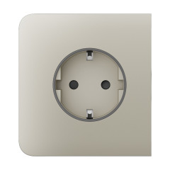 Фронтальна панель Ajax SideCover (basic) [type F] ivory/слонова кістка для розетки Outlet (type F)