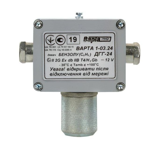 Датчик горючих газів промисловий Теміо ДГГ-24 для блоку керування ВАРТА 1-03.24 / ВАРТА 1-03.24П