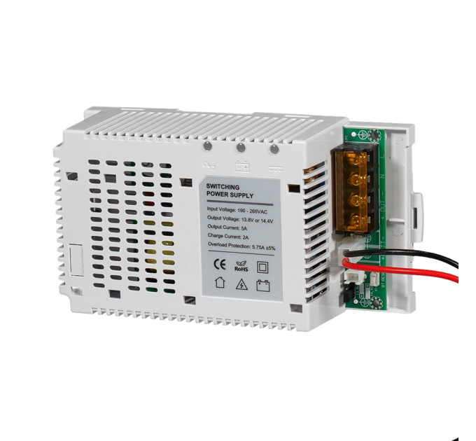 Плата ДБЖ Trinix PSU-1205LED(BOARD) LiFePO4 з кріпленням на DIN-рейку