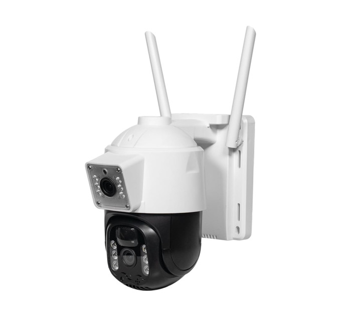 IP PTZ-відеокамера автономна з WiFi та сонячною панеллю 3Mp+3Mp Light Vision VLC-9530WIA/2C (Solar) f=4mm, на акумуляторних батареях