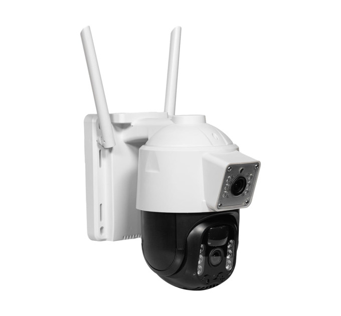 IP PTZ-відеокамера автономна з WiFi та сонячною панеллю 3Mp+3Mp Light Vision VLC-9530WIA/2C (Solar) f=4mm, на акумуляторних батареях