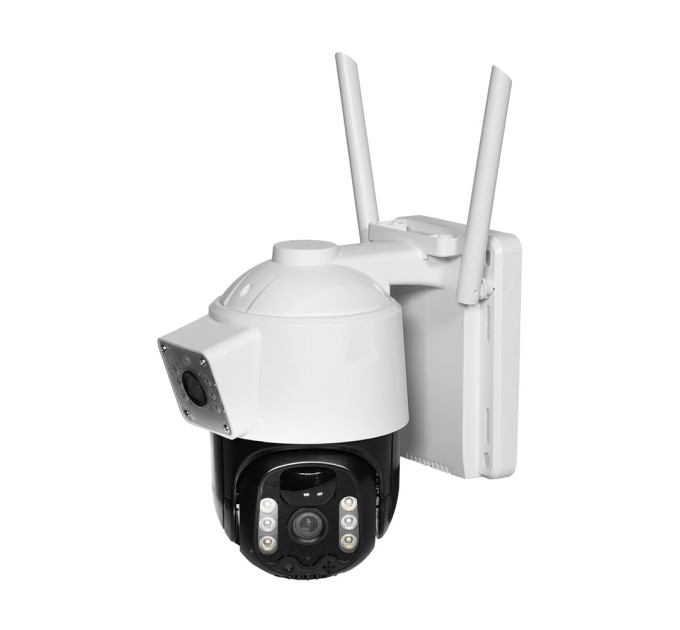 IP PTZ-відеокамера автономна з WiFi та сонячною панеллю 3Mp+3Mp Light Vision VLC-9530WIA/2C (Solar) f=4mm, на акумуляторних батареях