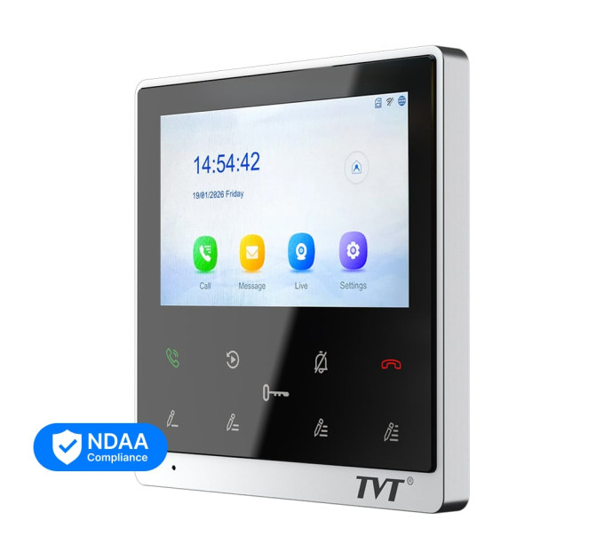 IP-видеодомофон с WiFi 4.3" TVT TE-VH1104S1-PTW IP-видеодомофон с WiFi 4.3" TVT TE-VH1104S1-PTW