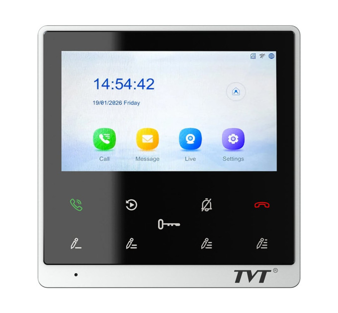 IP-видеодомофон с WiFi 4.3" TVT TE-VH1104S1-PTW