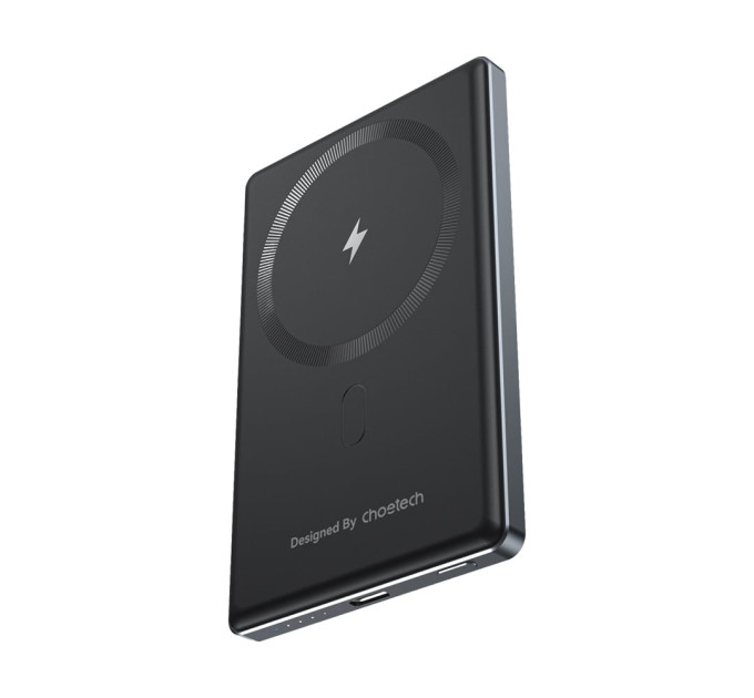 Повербанк 5000mAh Choetech B738 Black QC3.0 PD3.0 беспроводная магнитная зарядка