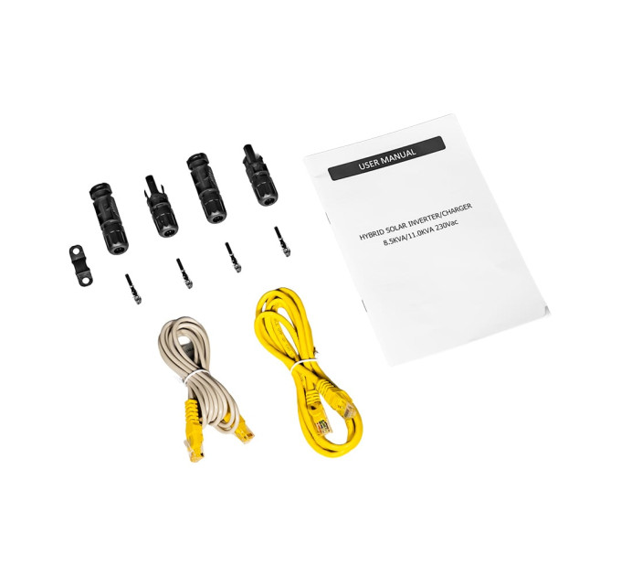 Гибридный инвертор для солнечных панелей 11kW Kraft VMH-10048 DC48V, 2MPPT, off-grid