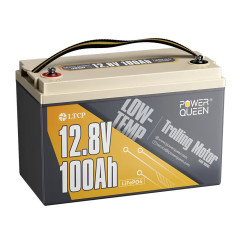 Аккумуляторная литий-железо-фосфатная 12.8В 100А*ч LiFePO4 Low-temp Power Queen P12V100-100-LTP-4-A100 Аккумуляторная литий-железо-фосфатная 12.8В 100А*ч LiFePO4 Low-temp Power Queen P12V100-100-LTP-4-A100