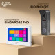 Комплект видеодомофона Light Vision: домофон 7" SINGAPORE (AI) FHD White и видеопанель RIO FHD Grey