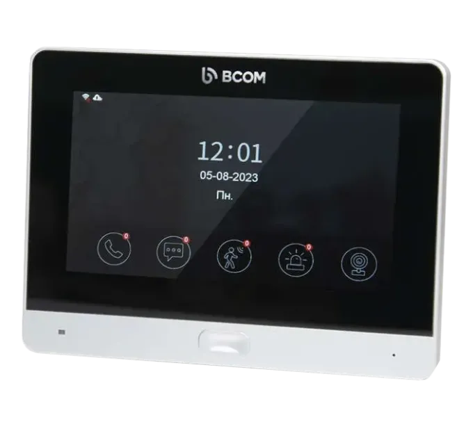 BCOM BD-760FHD/T Silver Видеодомофон
