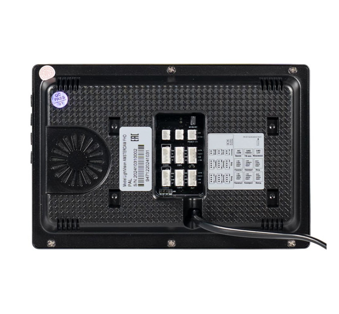 Відеодомофон 7" Light Vision AMSTERDAM FHD Black