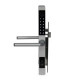 Замок биометрический автономный Trinix TRL-5105BTF Silver Left с Bluetooth, считывателем отпечатков пальцев и карт Mifare