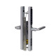Замок биометрический автономный Trinix TRL-5105BTF Silver Left с Bluetooth, считывателем отпечатков пальцев и карт Mifare