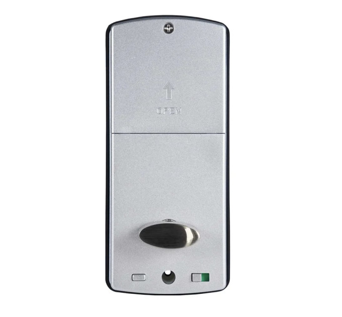 Замок біометричний автономний Trinix TRL-5203BTF Silver Right з Bluetooth, зчитувачем відбитків пальців і карт Mifare