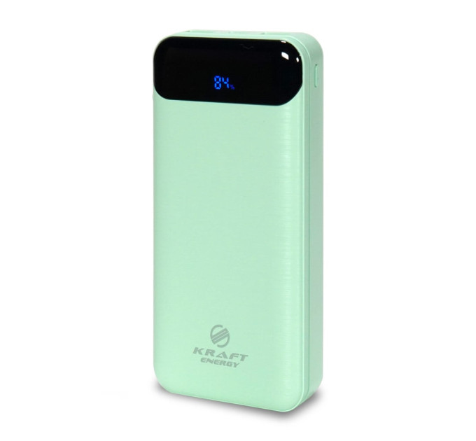 Повербанк 20000mAh Power Bank Kraft TPB-2020 Green 22.5W QC3.0