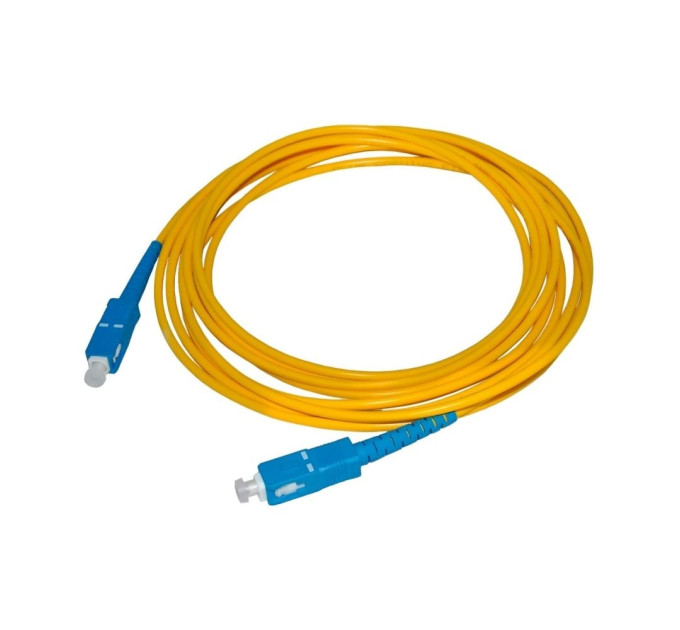 Патч-корд оптичний PiPo SC/UPC-SC/UPC 3.0mm 1м Premium