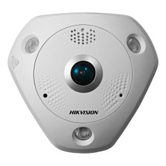 IP-видеокамера 12MP Hikvision DS-2CD63C5G0E-IVS(B) f=2mm Fisheye, с 2 микрофонами