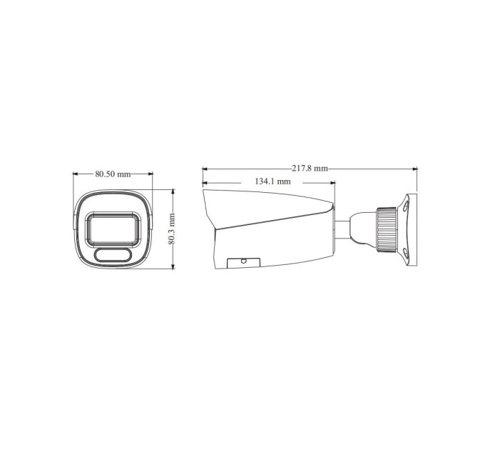 IP-видеокамера 4MP TVT TD-9442S4-C(D/AZ/PE/AW3) White f=2.8-12mm, ИК+LED-подсветка, с микрофоном