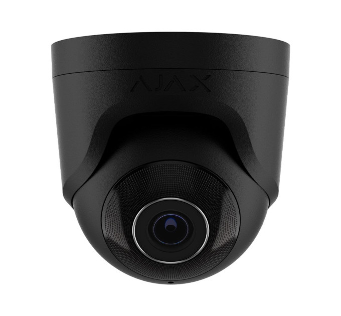 IP-відеокамера 8Mp Ajax TurretCam (8 Mp/4 mm) (8EU) ASP Black f=4mm з мікрофоном