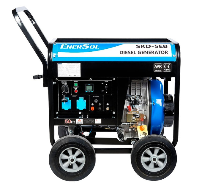 Генератор дизельний 4.6 кВт EnerSol SKD-5EB