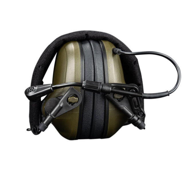 Активні захисні навушники Earmor M33 (FG) Olive з Bluetooth та гарнітурою