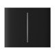 Кнопка Ajax CenterButton (2-gang) vertical black/чорна для Ajax LightSwitch vertical