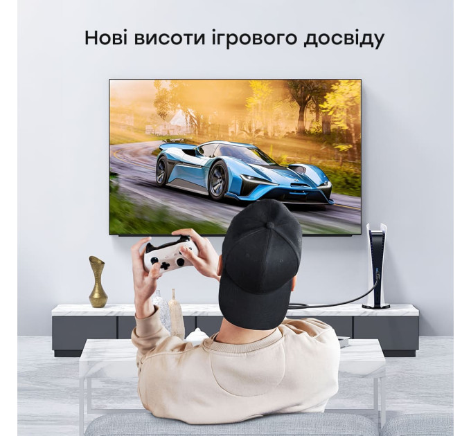 Кабель оптичний HDMI 2.1 100m Dtech DT-HOF8100