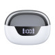 Беспроводные наушники Choetech BH-T60 White TWS, Bluetooth 5.3, ANC+ENC, LED-дисплей