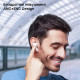 Беспроводные наушники Choetech BH-T60 White TWS, Bluetooth 5.3, ANC+ENC, LED-дисплей