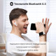 Беспроводные наушники Choetech BH-T60 White TWS, Bluetooth 5.3, ANC+ENC, LED-дисплей