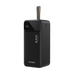 Повербанк 50000 mAh Choetech B733 Black 65W QC3.0 PD3.0