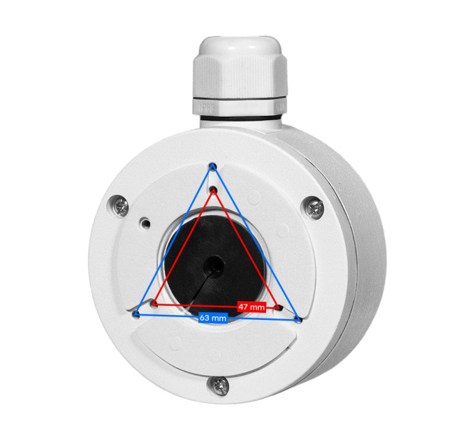 Монтажна коробка Light Vision VLC-1258(M), метал, 100*45 мм