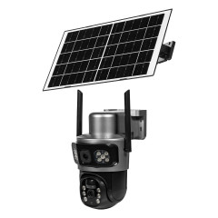IP PTZ видеокамера автономна с 4G и солнечной панелью 3Mp+3Mp Light Vision VLC-9430IG/2C3S (Solar) f=4mm, на аккумуляторных батареях