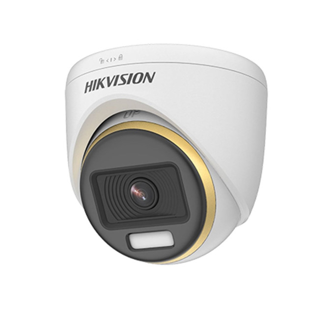 HTDVI-відеокамера ColorVu 2Mp Hikvision DS-2CE70DF3T-LMFS f=2.8mm ІЧ+LED, з мікрофоном
