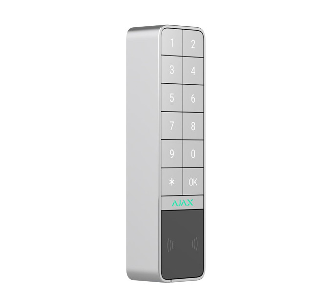 Бездротова клавіатура Ajax Keypad Outdoor White вулична IP66