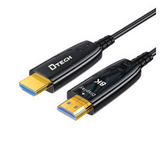 Кабель оптичний HDMI 2.1 10m Dtech DT-HOF8010