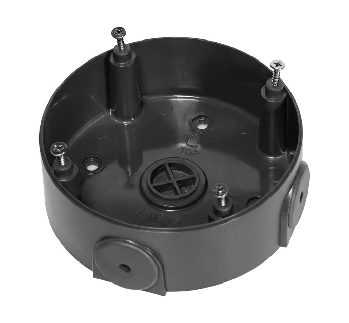 Монтажна коробка Light Vision VLC-01BX, пластик, 120*50 мм, графітова