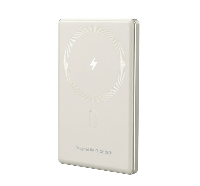 Повербанк 5000mAh Choetech B738 White QC3.0 PD3.0 беспроводная магнитная зарядка Повербанк 5000mAh Choetech B738 White QC3.0 PD3.0 беспроводная магнитная зарядка