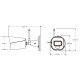 IP-видеокамера с WiFi 4MP TVT TD-9441S4L-KT(D/WF/AW2) White f=2.8mm, ИК+LED-подсветка, с микрофоном