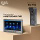 Комплект відеодомофона Light Vision з відеокамерою: домофон 7" AMSTERDAM FHD Grey, відеопанель 2Mp RIO FHD Grey, MHD-відеокамера 2Mp VLC-1192WFM Graphite