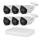 Комплект відеонагляду на 6 камер Dahua XVR-Video Kit 6x4Mp (B): 6 циліндричних 4Mp IP-відеокамер + 5Mp XVR-відеореєстратор 4+2 IP канали Комплект відеонагляду на 6 камер Dahua XVR-Video Kit 6x4Mp (B): 6 циліндричних 4Mp IP-відеокамер + 5Mp XVR-відеореєстратор 4+2 IP канали