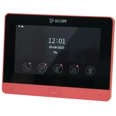BCOM BD-760FHD/T Red Відеодомофон