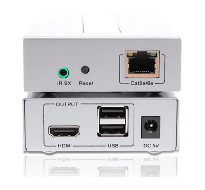Подовжувач відеосигналу HDMI 50m Dtech DT-7054 USB 2.0 with IR