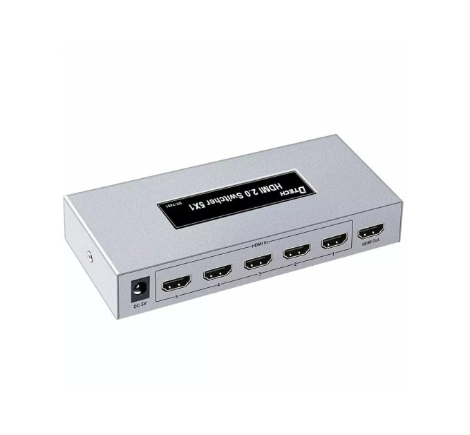 Коммутатор 4K HDMI 5x1 Dtech DT-7451